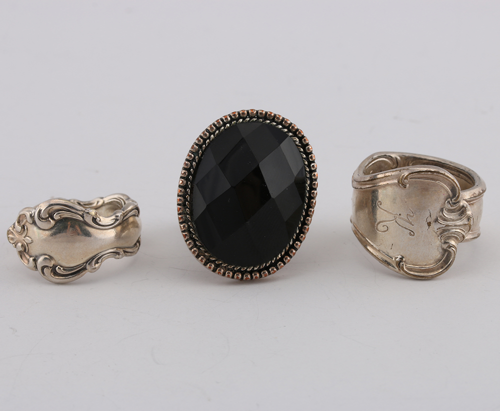 Assortment of Silver Tone Costume Jewelry