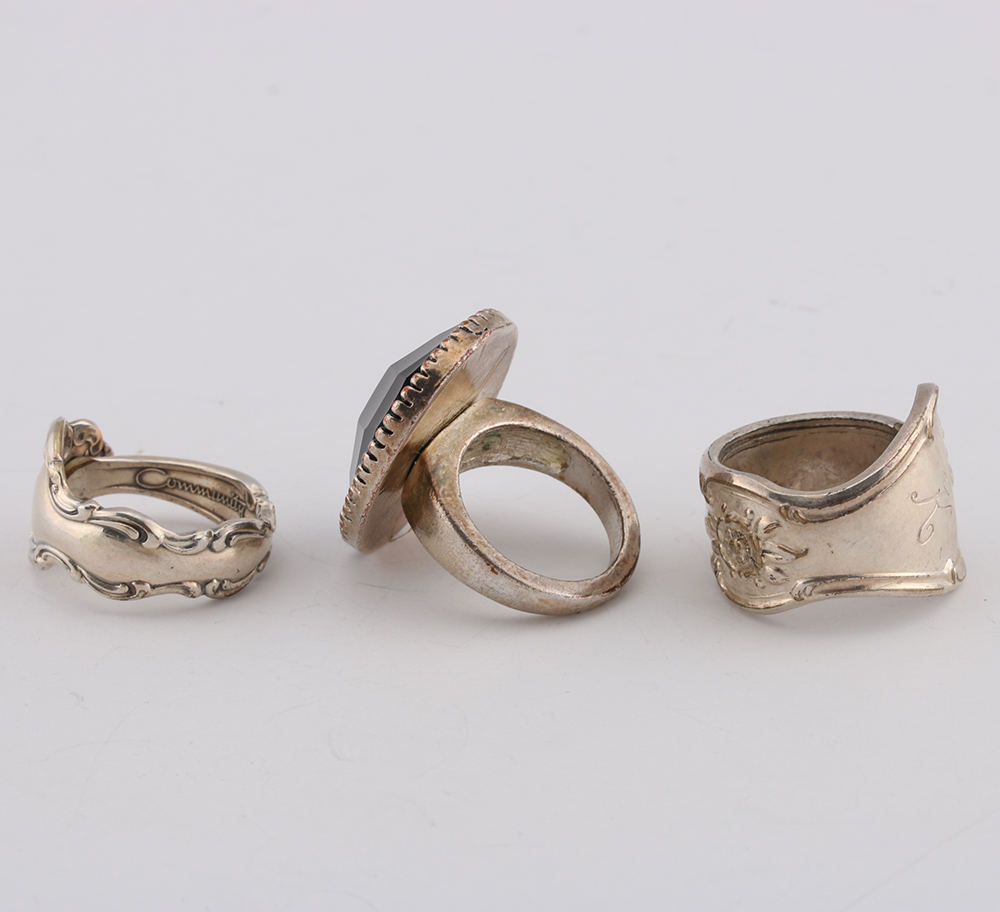 Assortment of Silver Tone Costume Jewelry