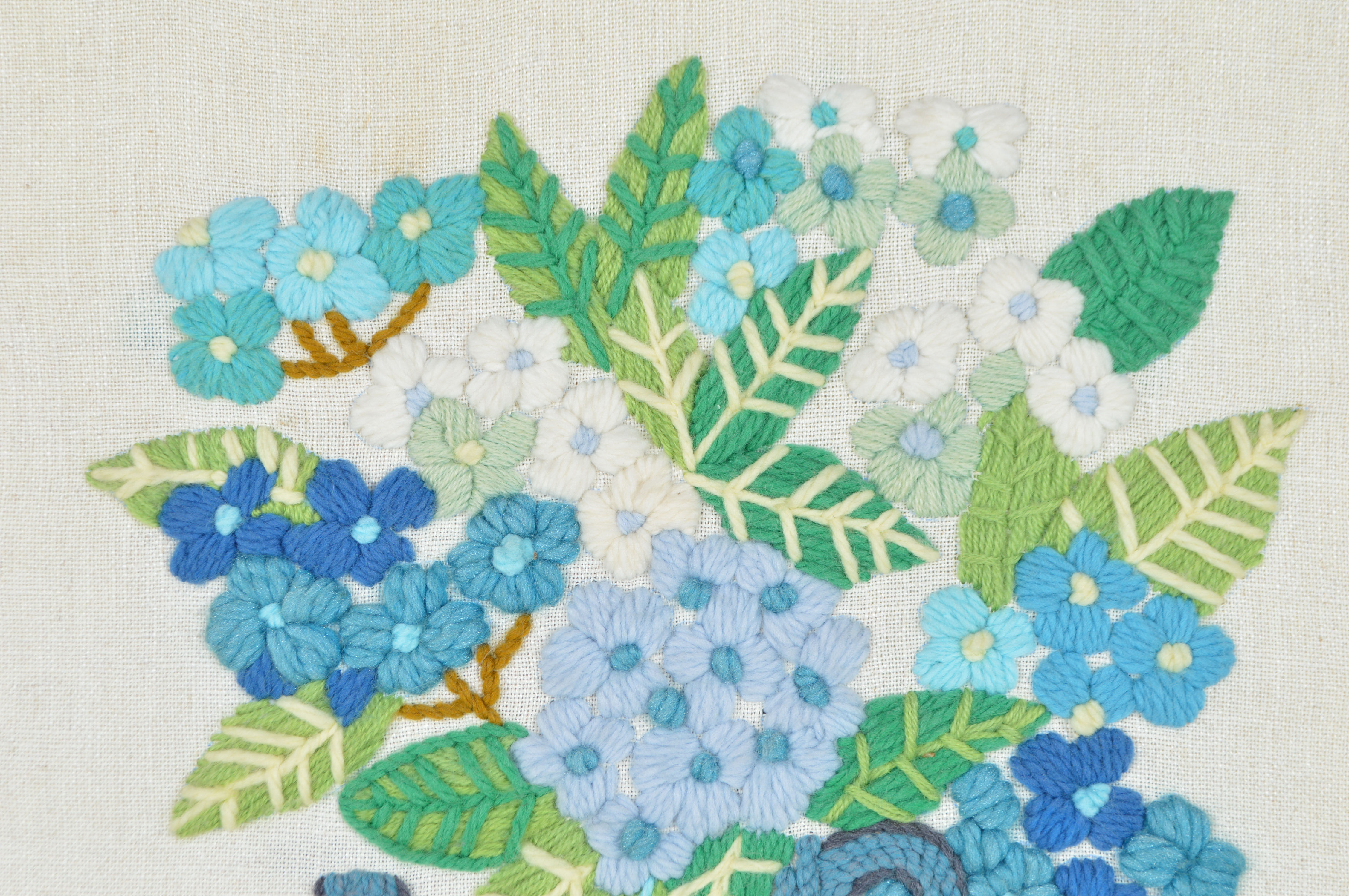 Collection of Framed Vintage Needlework