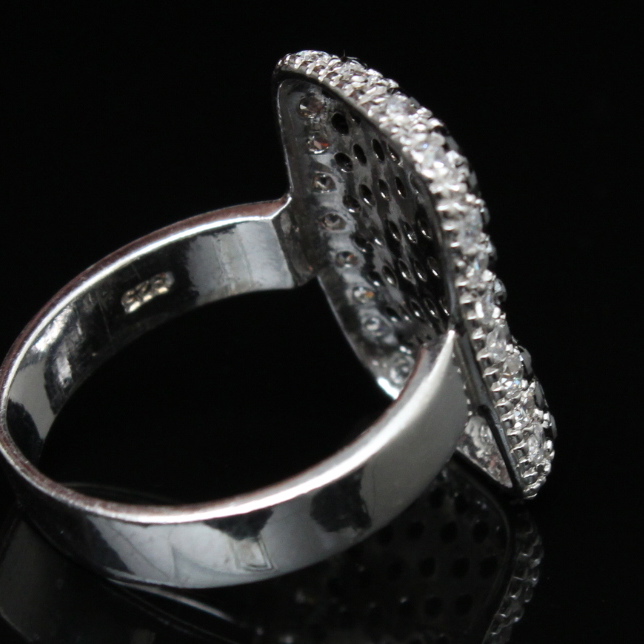 Sterling Silver Cubic Zirconia Ring