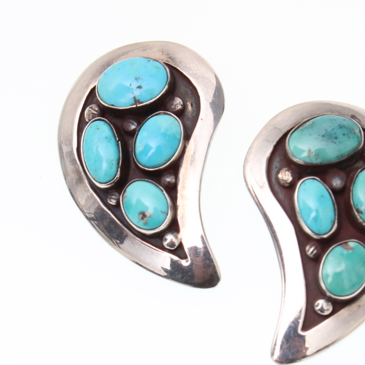 Sterling Silver Turquoise Earrings