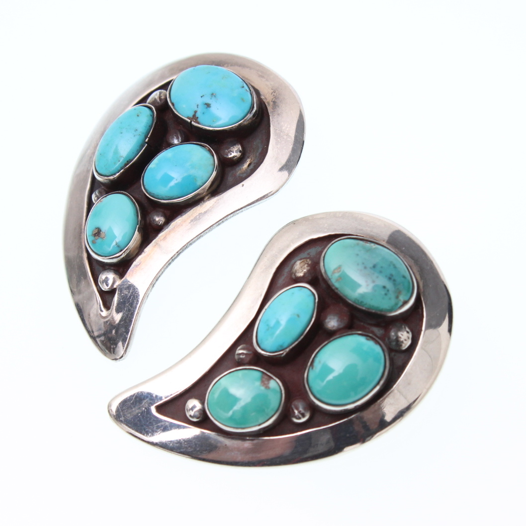 Sterling Silver Turquoise Earrings