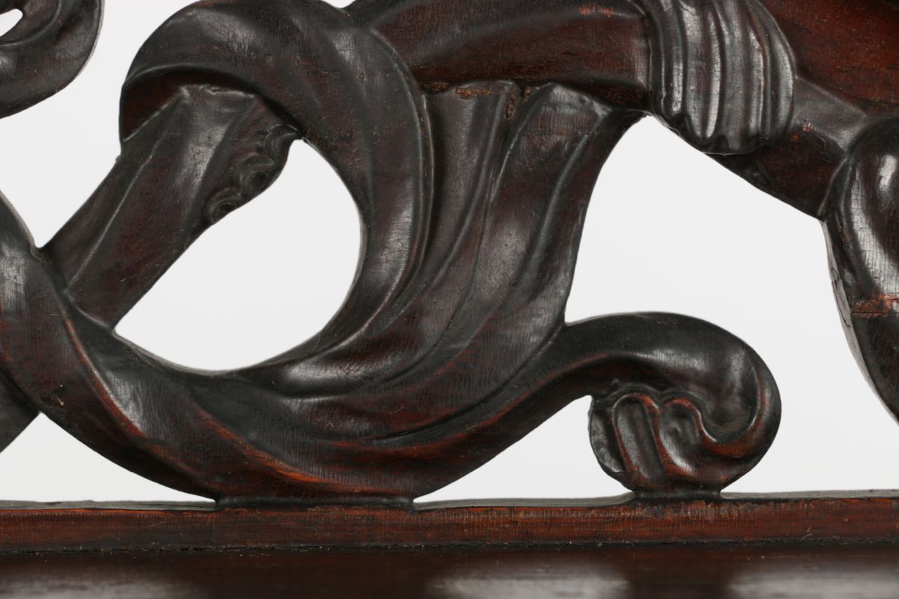 Fine American Rococo Revival Rosewood Etagère / Console Table