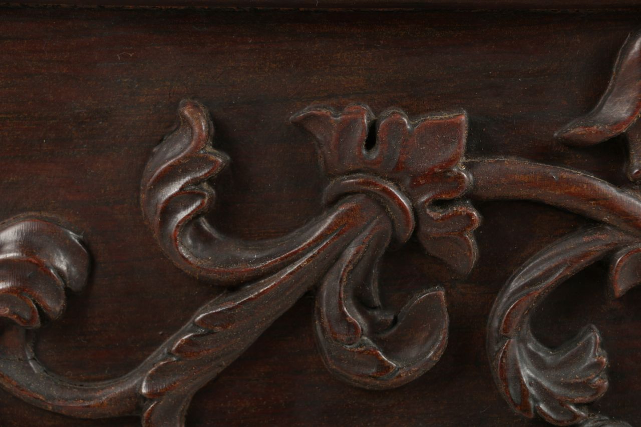 Fine American Rococo Revival Rosewood Etagère / Console Table