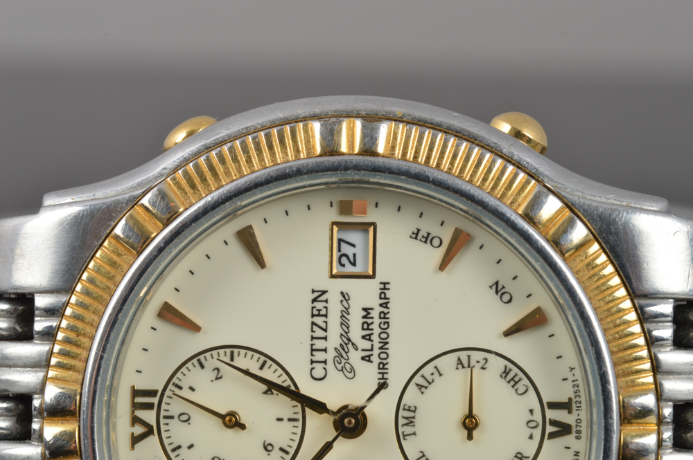 Citizen's Elegance Chronograph Alarm Watch