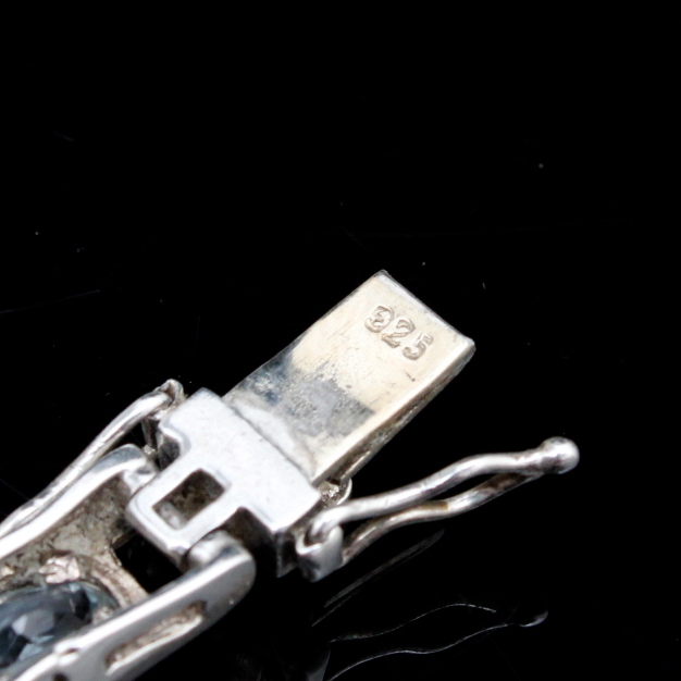 Sterling Silver Multi Stone Bracelet