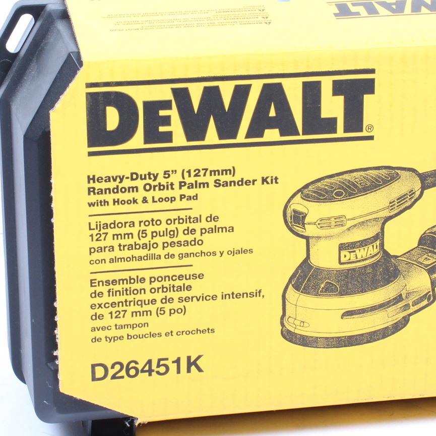 DeWalt Heavy-Duty Orbit Palm Sander Kit