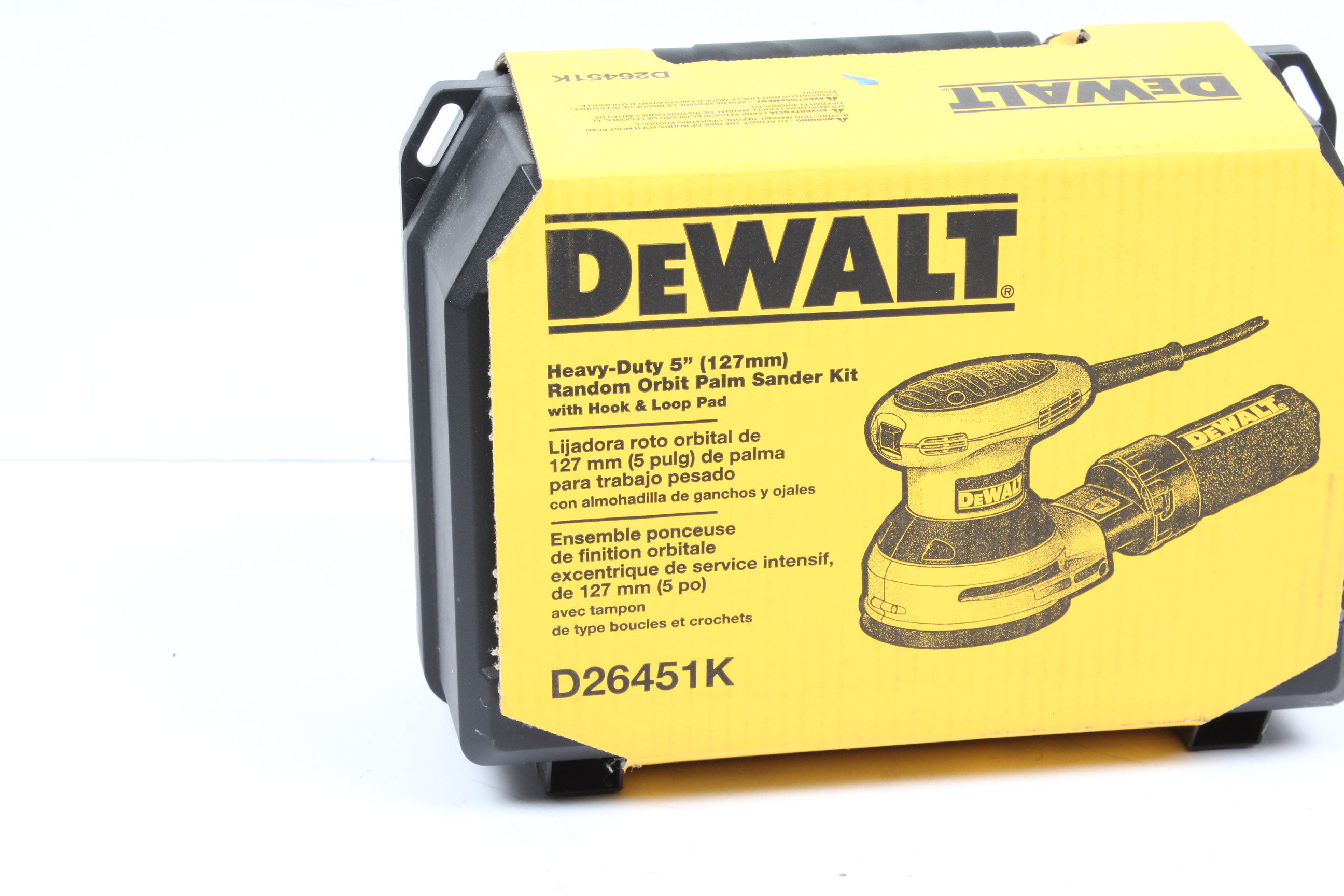 DeWalt Heavy-Duty Orbit Palm Sander Kit