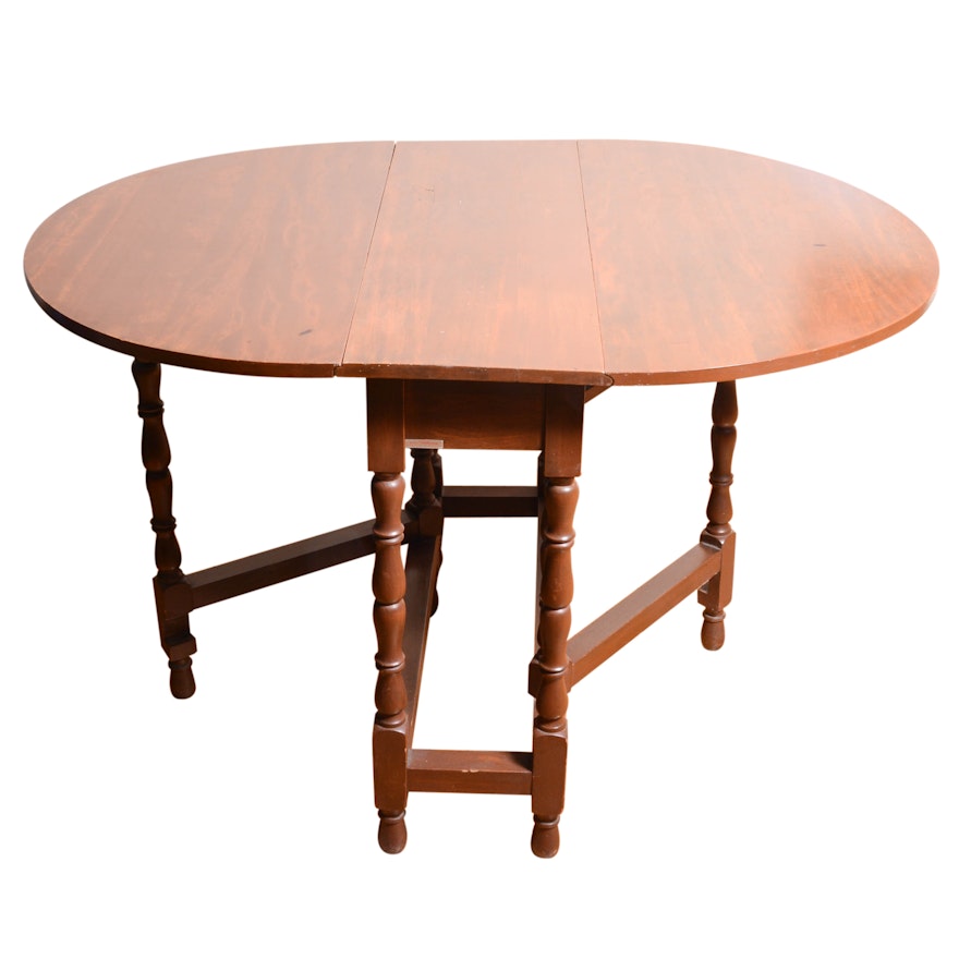 Drop Leaf Wood Folding Table