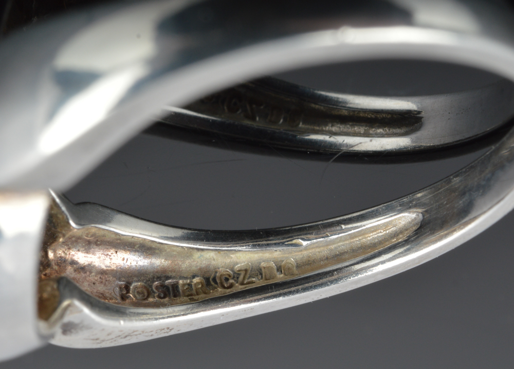 Sterling Silver and Cultured Pearl Ring and Earrings Set