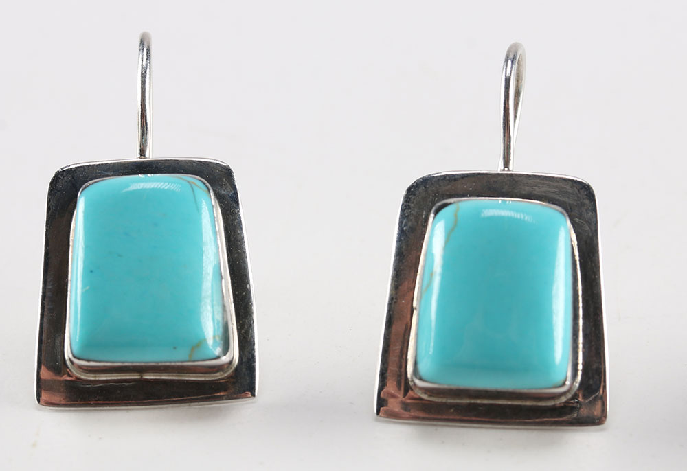 Sterling Silver and Dyed Howlite Jewelry