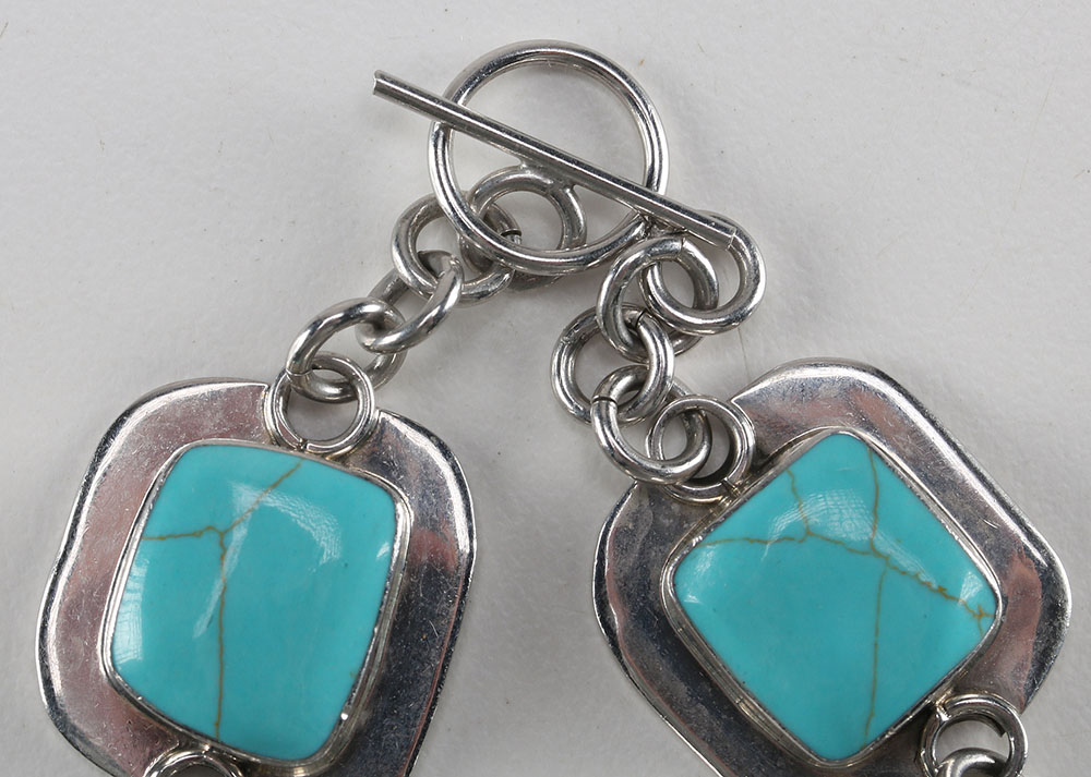 Sterling Silver and Dyed Howlite Jewelry