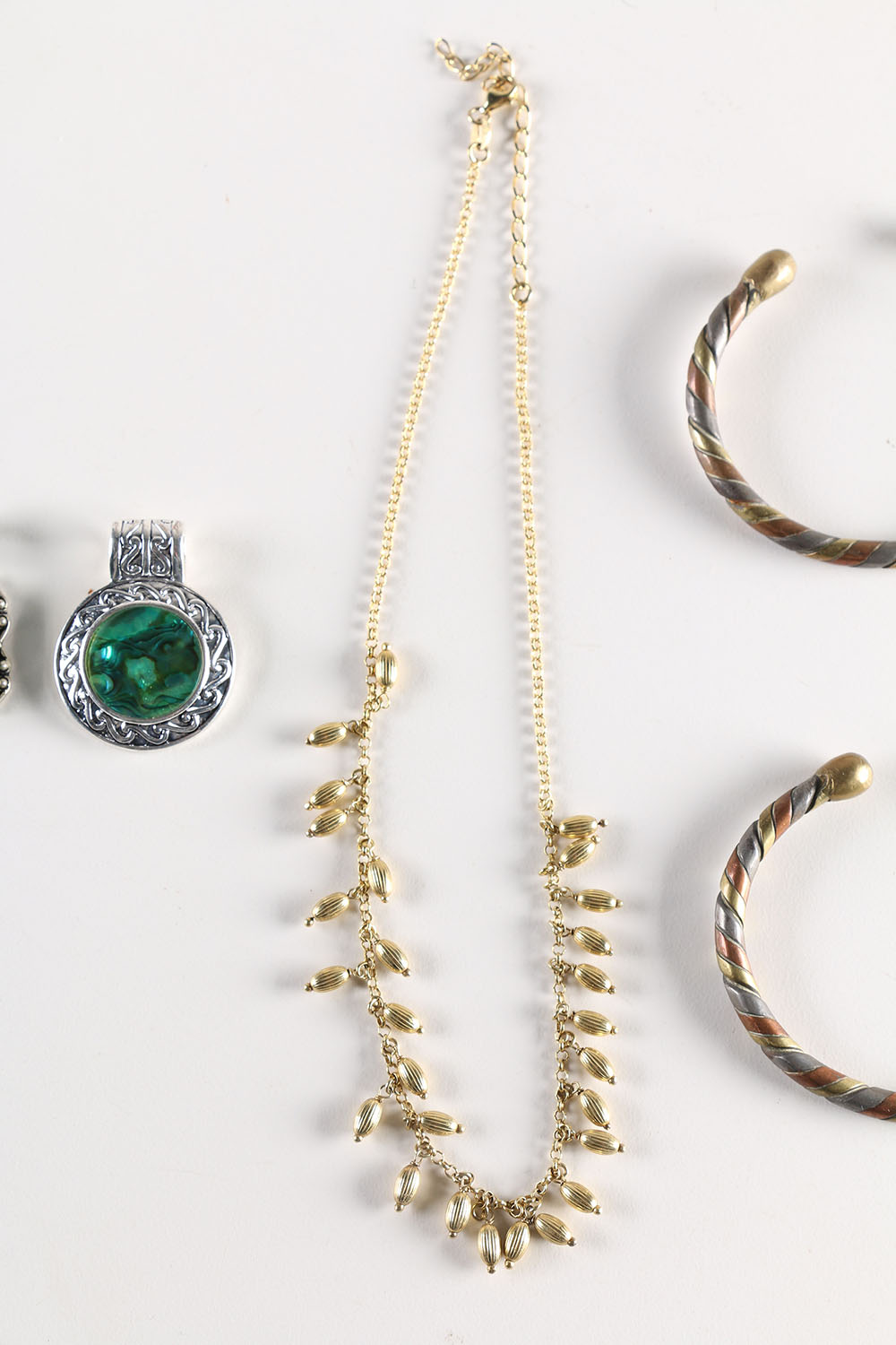 Collection of Sterling and Metallic Fashion Jewelry