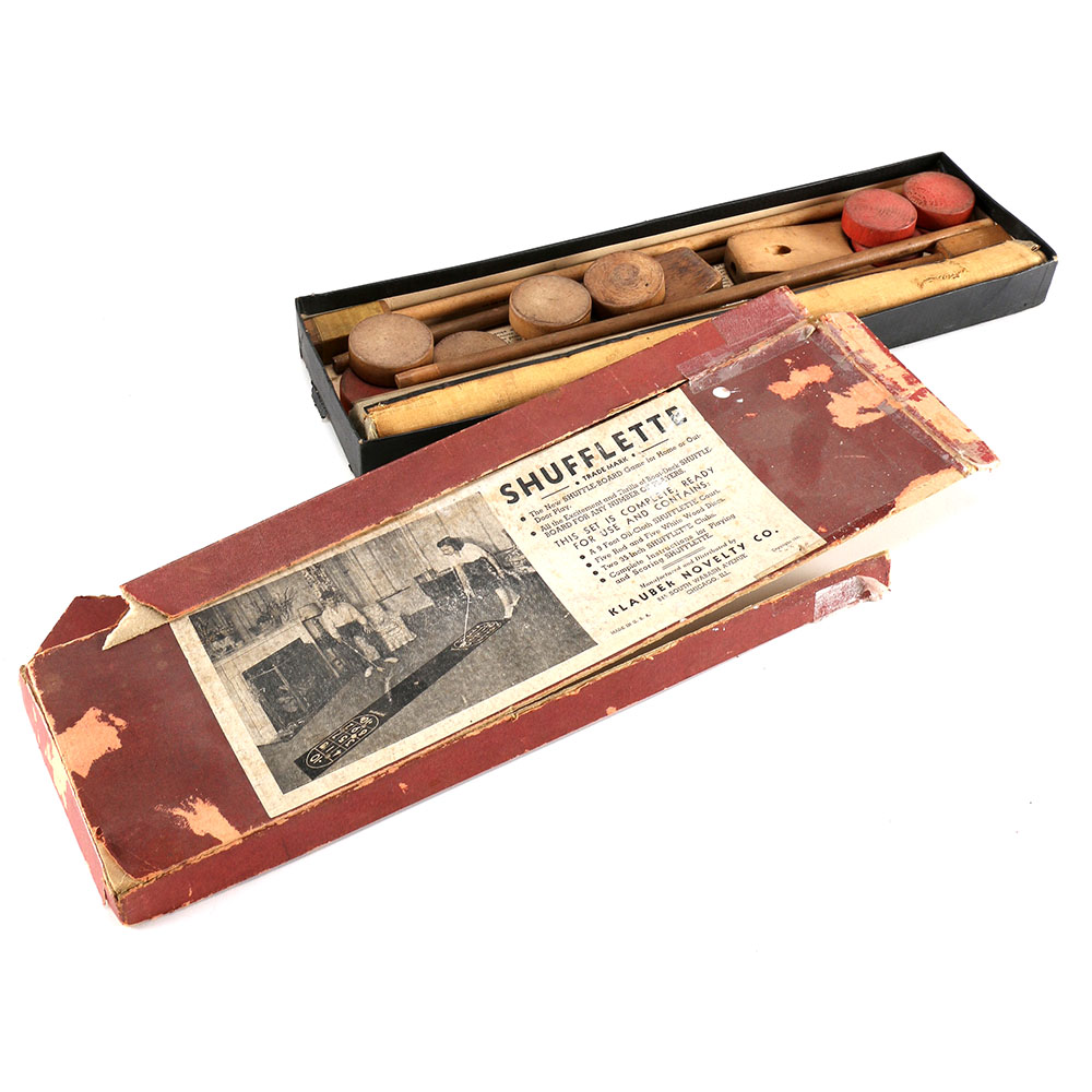 Vintage Portable Shufflette Set