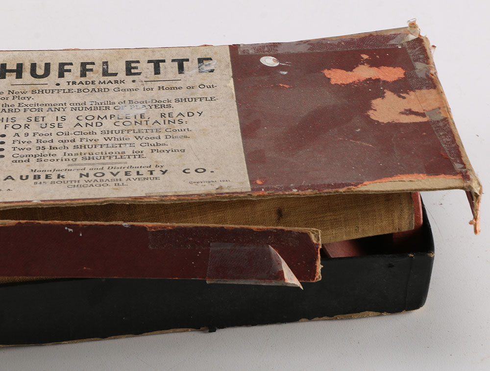 Vintage Portable Shufflette Set