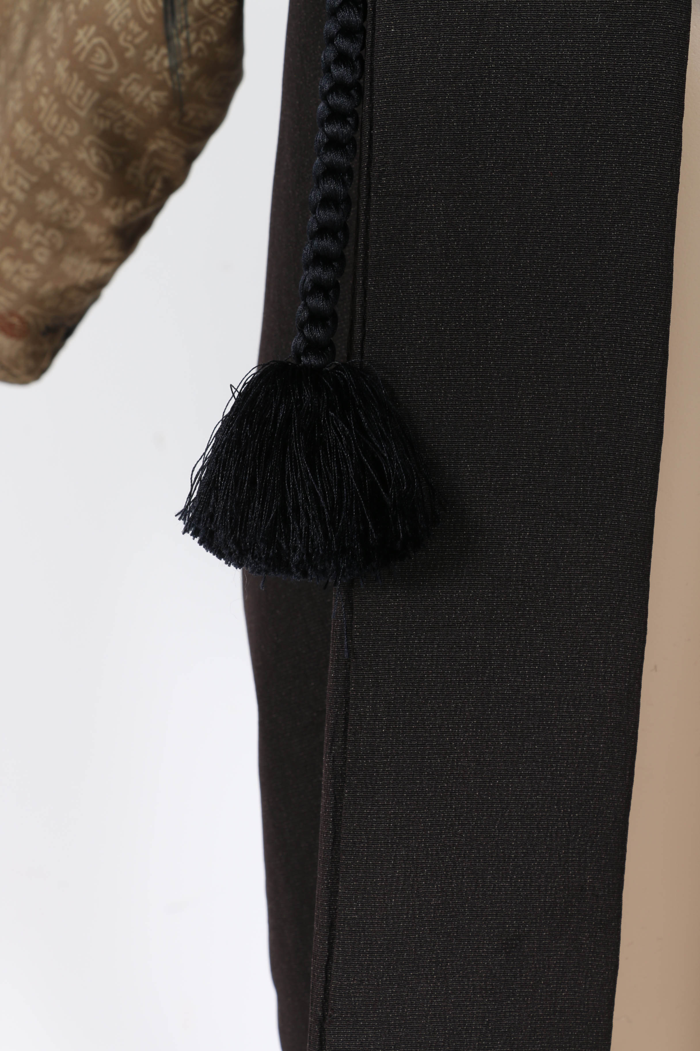 Calligraphy Patterned Haori Style Robe