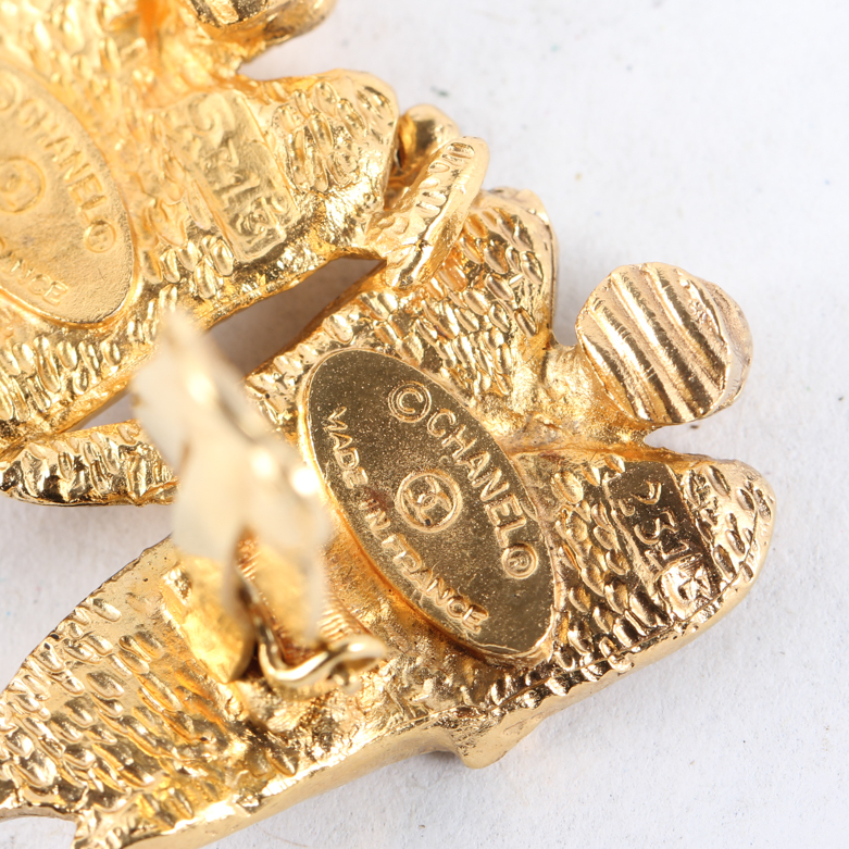 Vintage Chanel Costume Angel Earrings