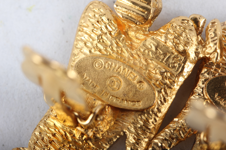 Vintage Chanel Costume Angel Earrings