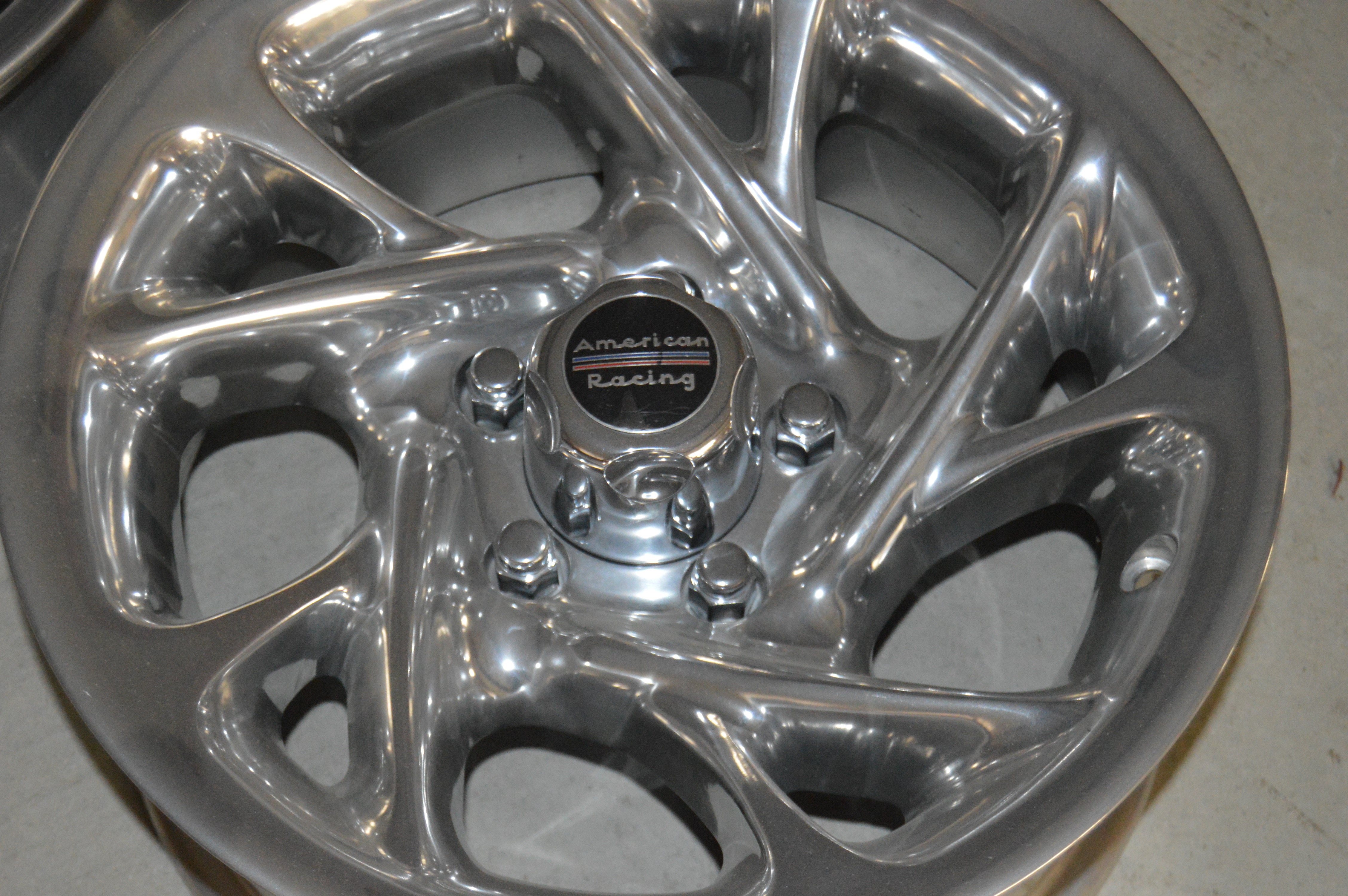 Assortment of Four Volkswagen Dune Buggy Chrome Tire Rims