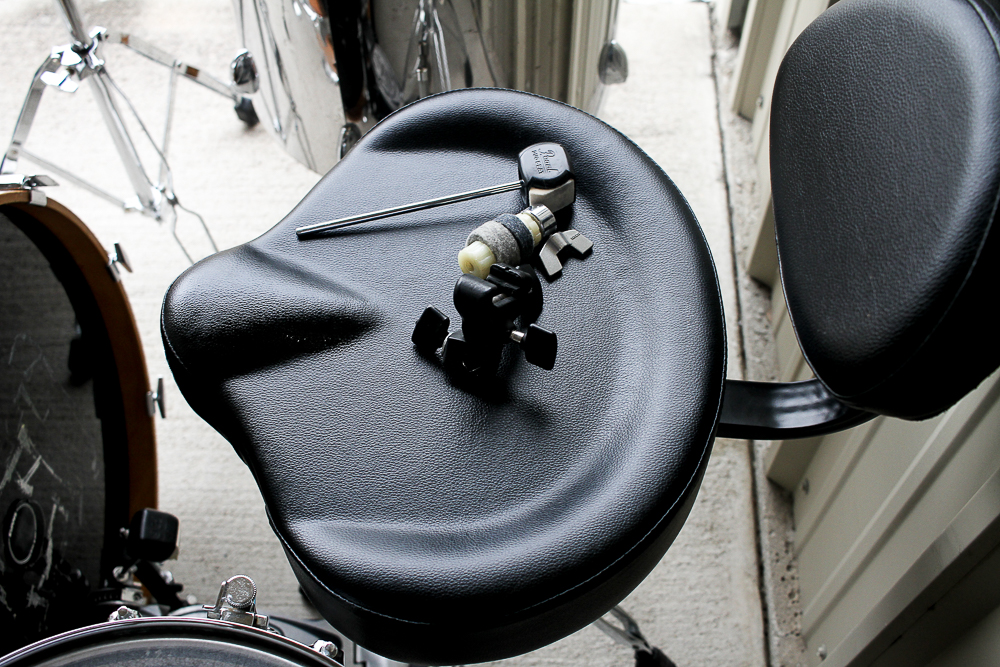 Yamaha Drum Set With Accessories Including Drum Heads