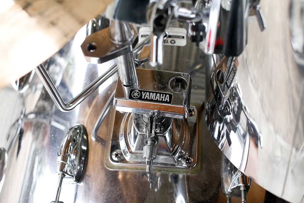 Yamaha Drum Set With Accessories Including Drum Heads