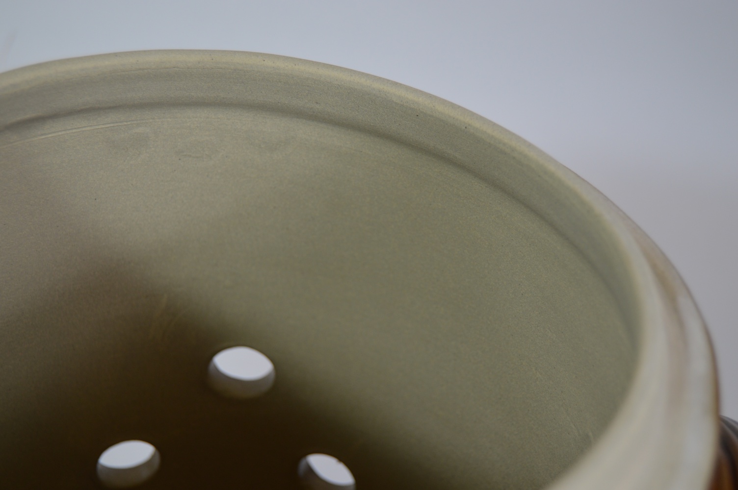 Two French Poterie Renault Berry Salt Glazed Storage Jars