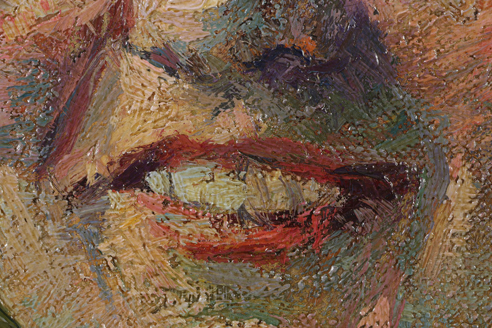 Emily B. Waite Original Oil on Canvas of Woman's Portrait