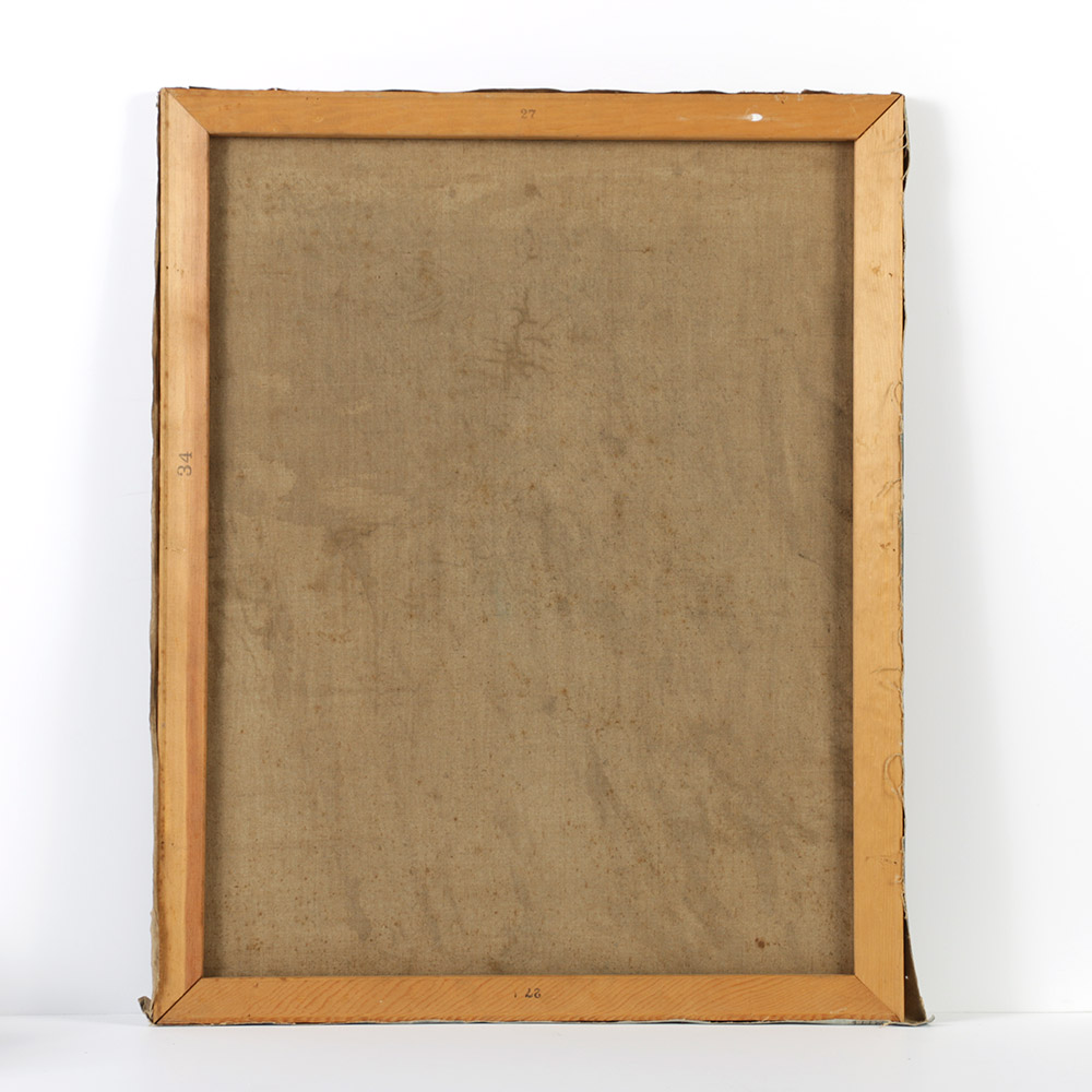 Emily B. Waite Original Oil on Canvas of Woman's Portrait