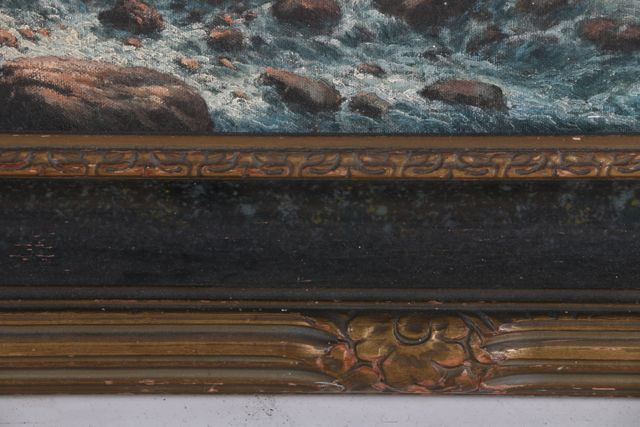 Oil on Canvas Mountainous Landscape by William Carson