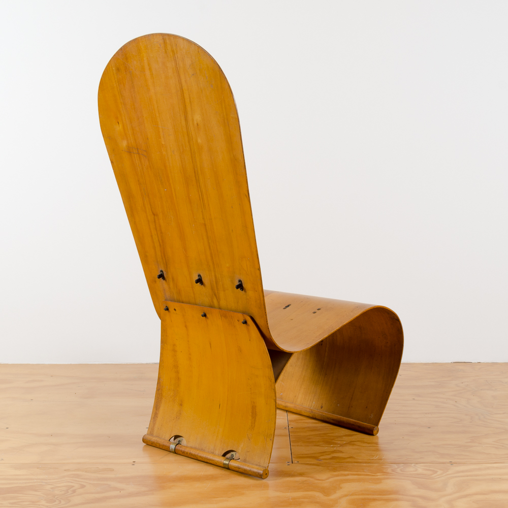 Rare Herbert Von Thaden Bent Plywood Lounge Chair Circa 1940s