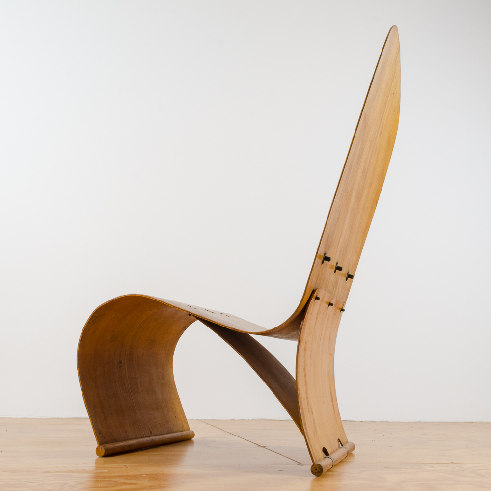 Rare Herbert Von Thaden Bent Plywood Lounge Chair Circa 1940s