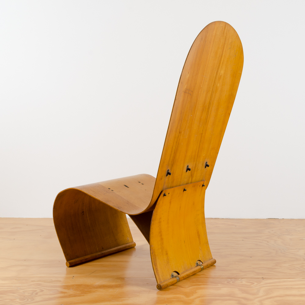 Rare Herbert Von Thaden Bent Plywood Lounge Chair Circa 1940s