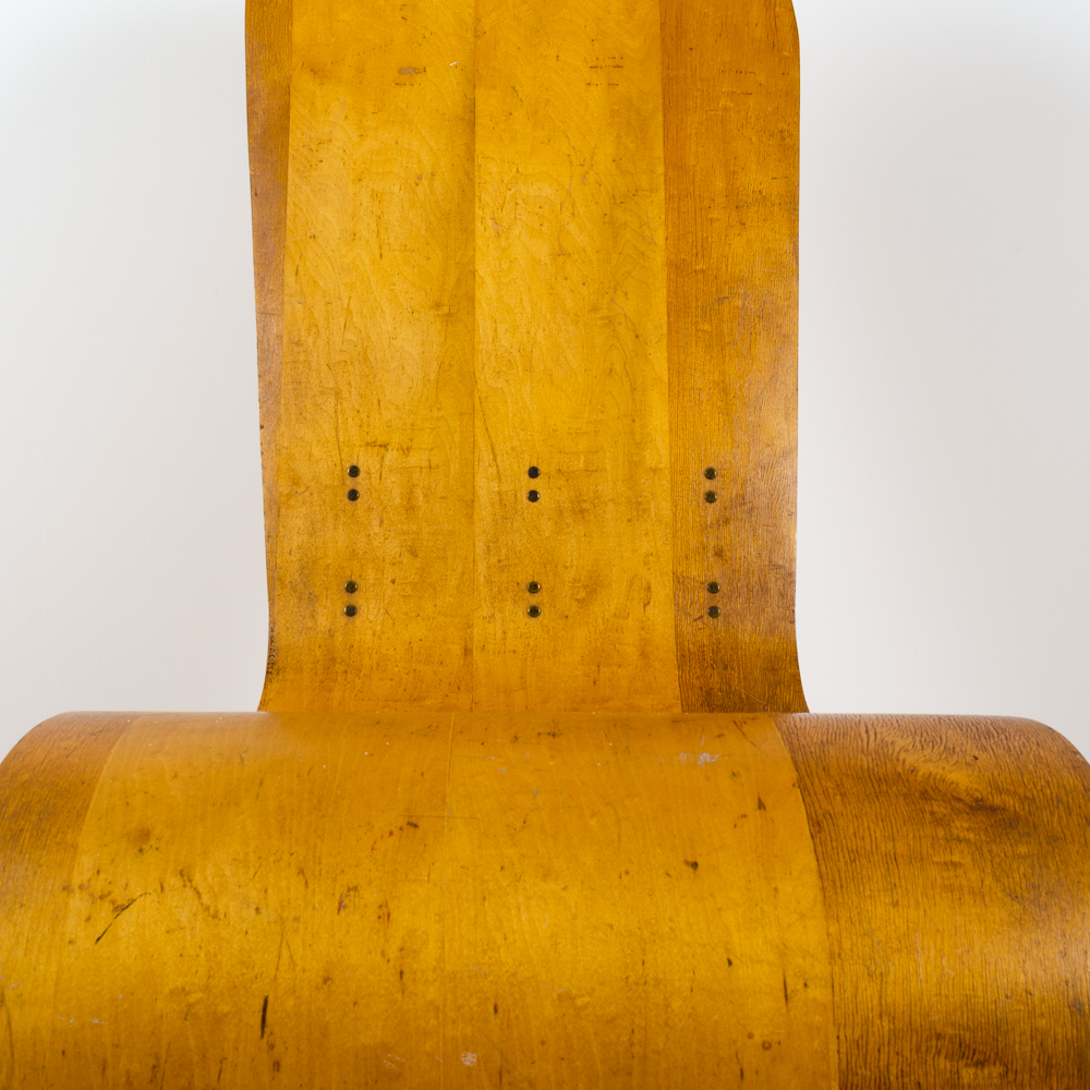 Rare Herbert Von Thaden Bent Plywood Lounge Chair Circa 1940s