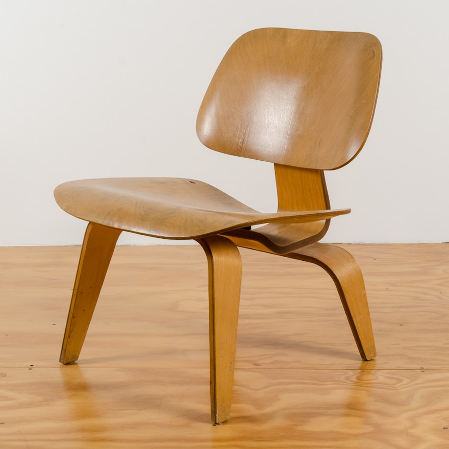 1950s Charles and Ray Eames for Herman Miller LCW Chair