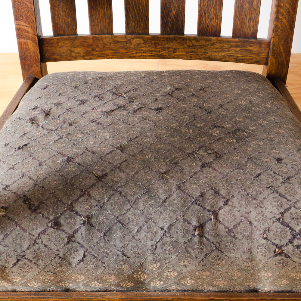 Circa 1912 to 1920 Arts and Crafts Rocking Chair by L. & J.G. Stickley