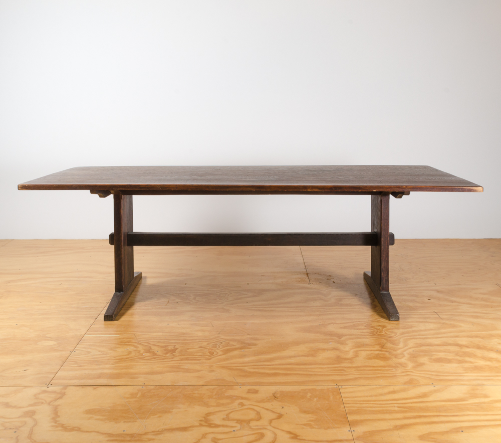 Vintage Arts and Crafts Oak Dining Table