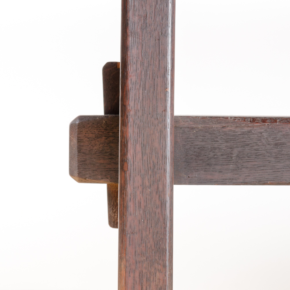 Vintage Arts and Crafts Oak Dining Table