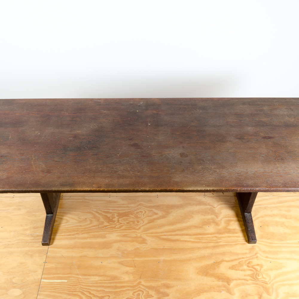 Vintage Arts and Crafts Oak Dining Table