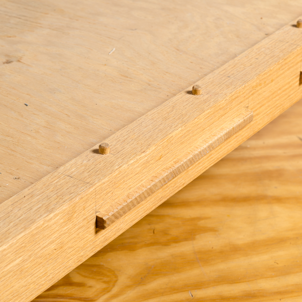 Vintage Mission Style Oak Work Table