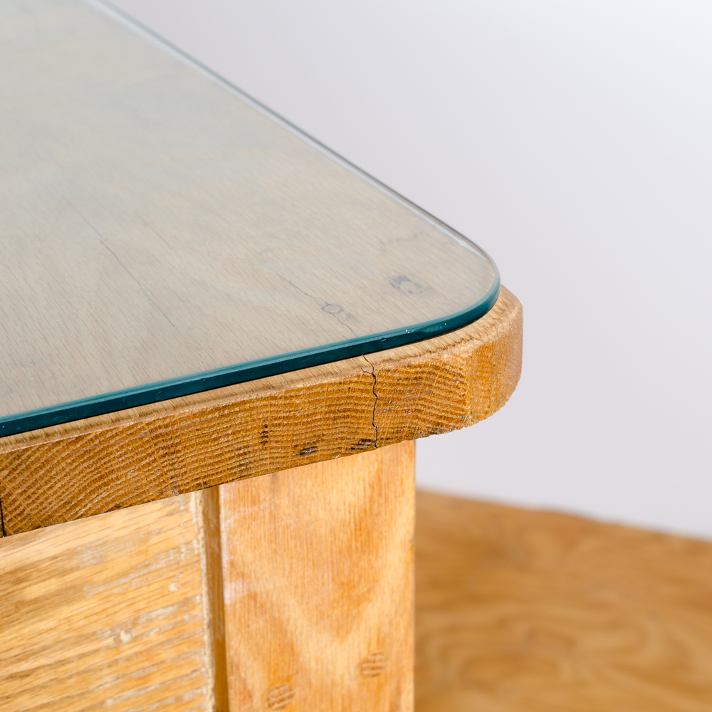 Vintage Mission Style Oak Work Table