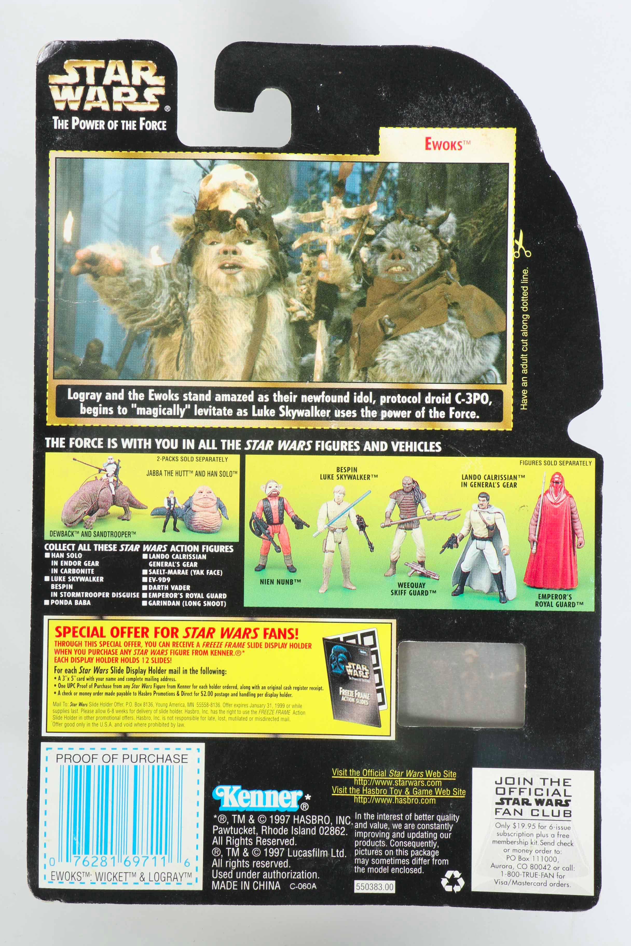 Unopened 1990s Star Wars Figurines from Kenner Toys