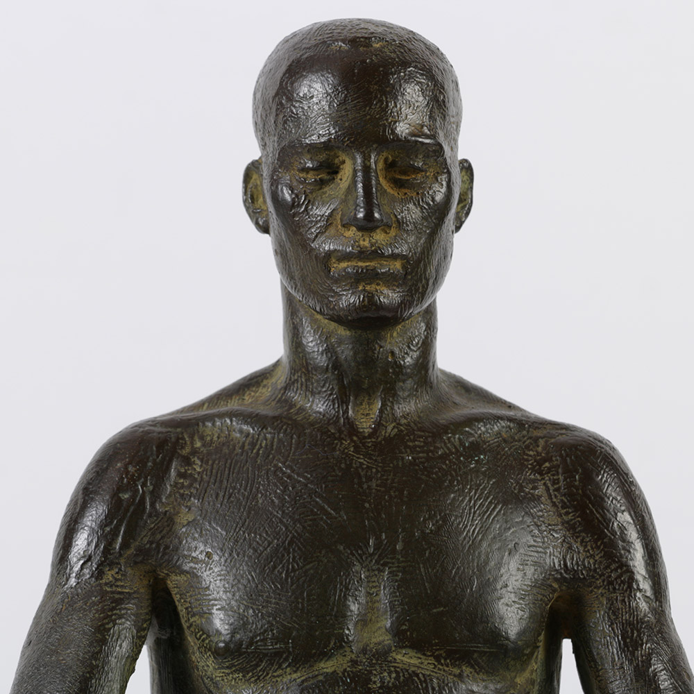 Miguel Garcia Delgado Limited Edition Bronze Sculpture of Nude Discus Thrower