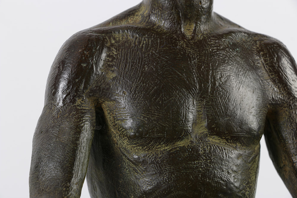 Miguel Garcia Delgado Limited Edition Bronze Sculpture of Nude Discus Thrower