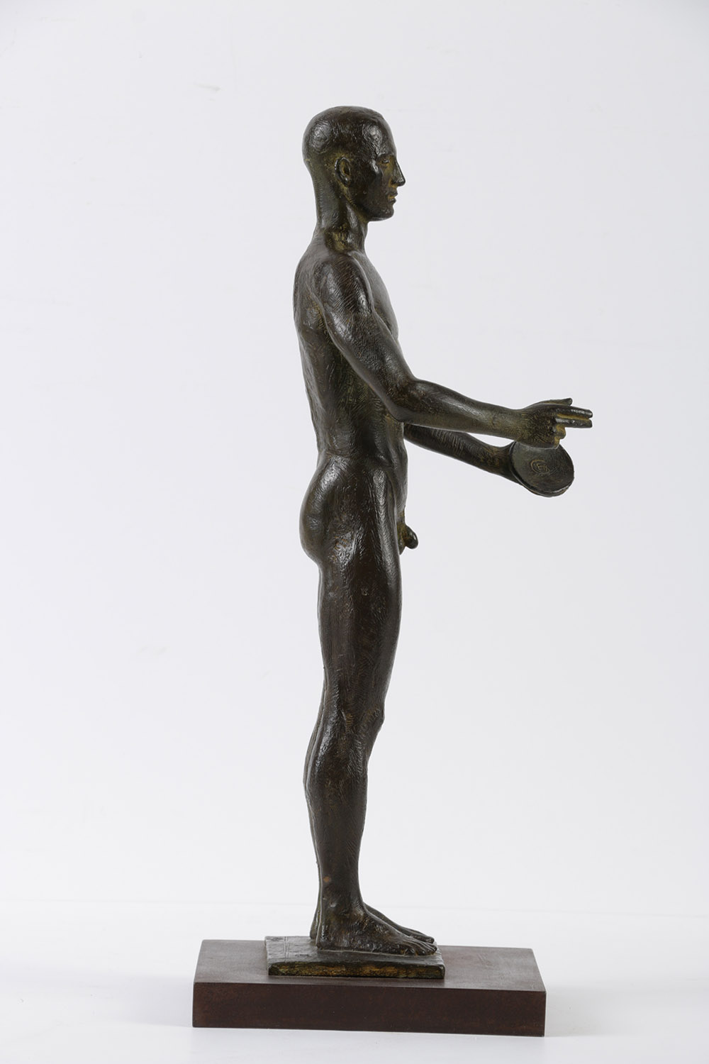 Miguel Garcia Delgado Limited Edition Bronze Sculpture of Nude Discus Thrower