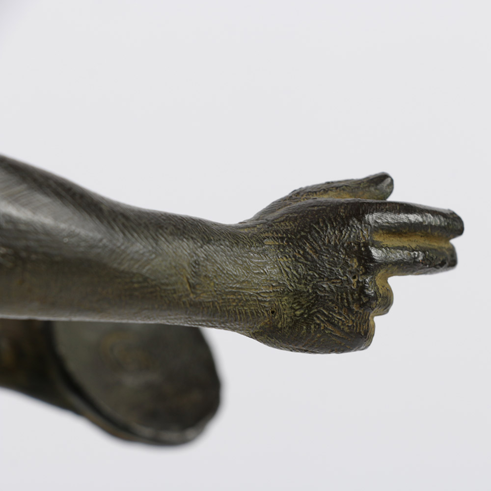 Miguel Garcia Delgado Limited Edition Bronze Sculpture of Nude Discus Thrower