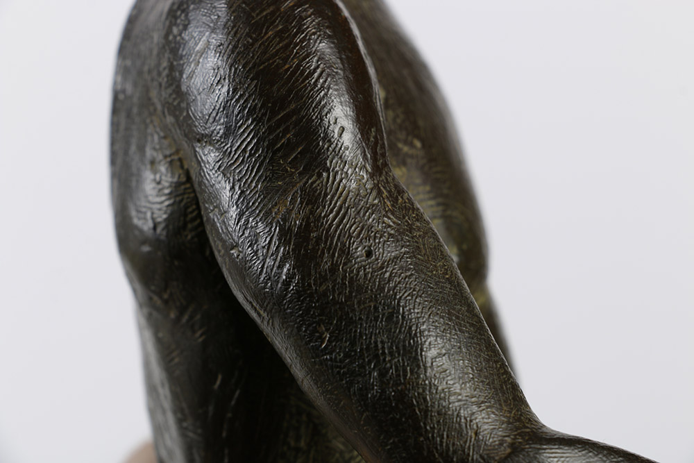 Miguel Garcia Delgado Limited Edition Bronze Sculpture of Nude Discus Thrower