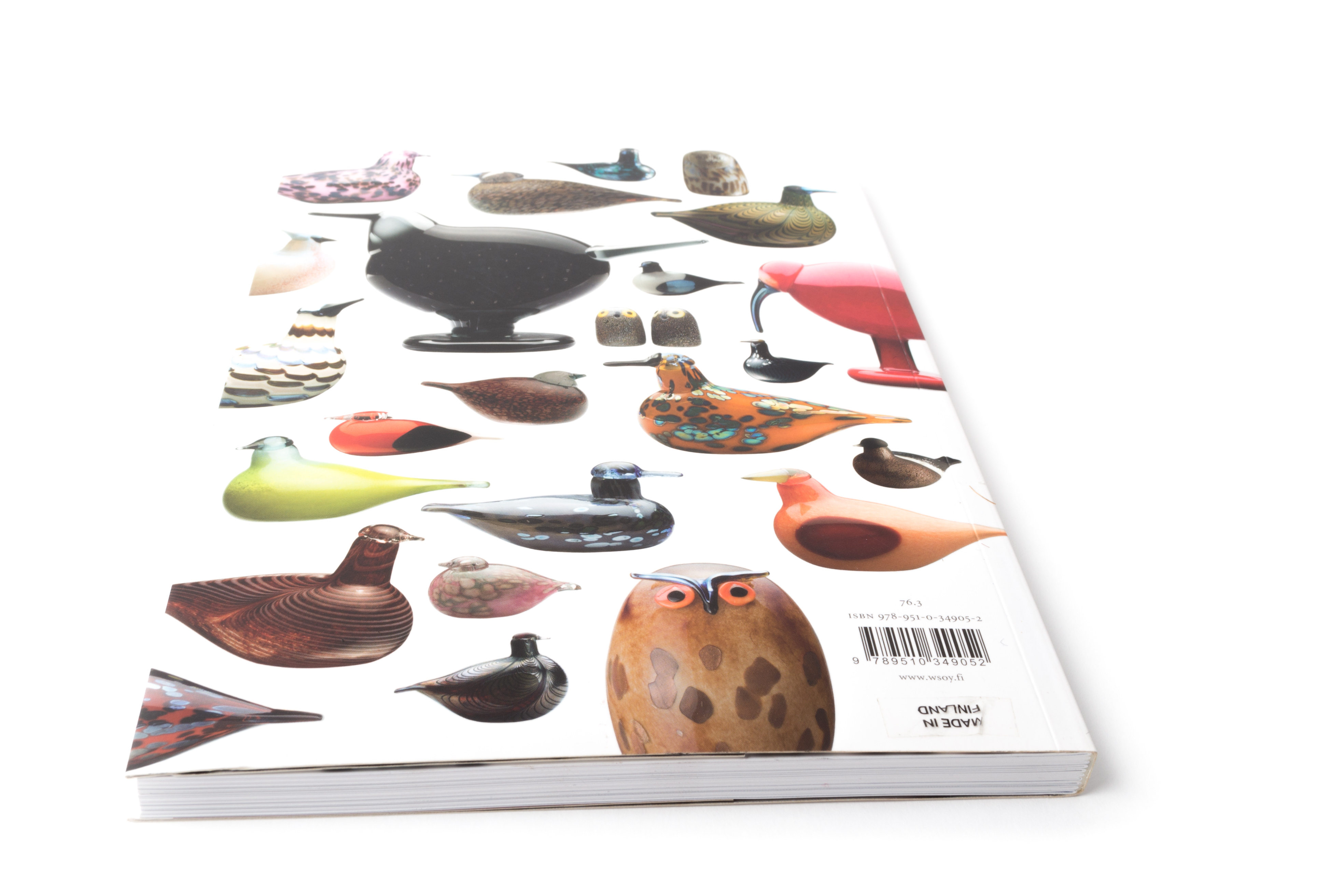 Oiva Toikka Signed Iittala Glass Bird Figurines and Oiva Toikka Book