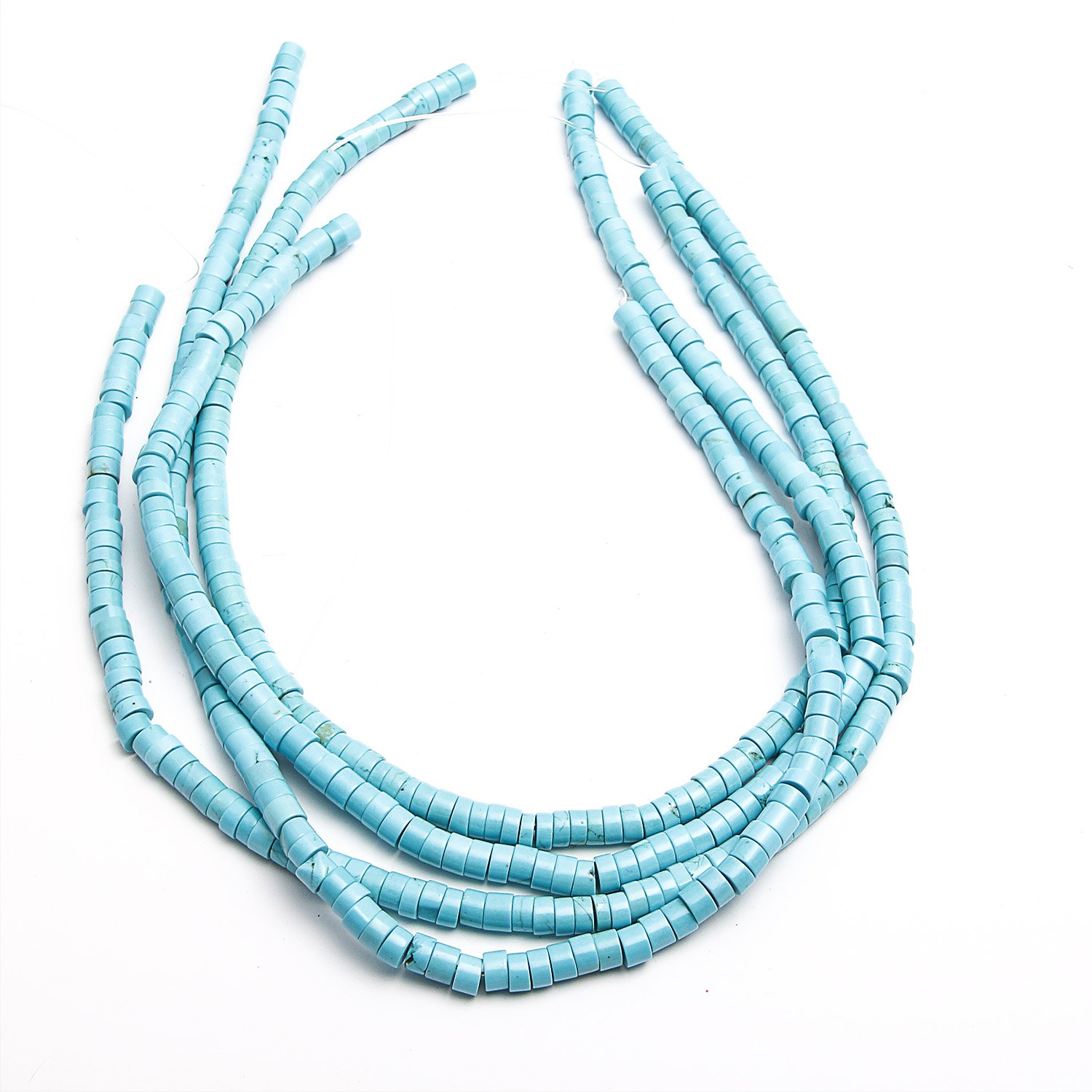 Synthetic Turquoise Rough Stones and Beads