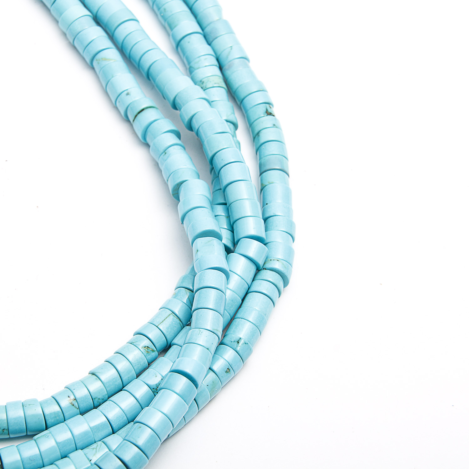 Synthetic Turquoise Rough Stones and Beads