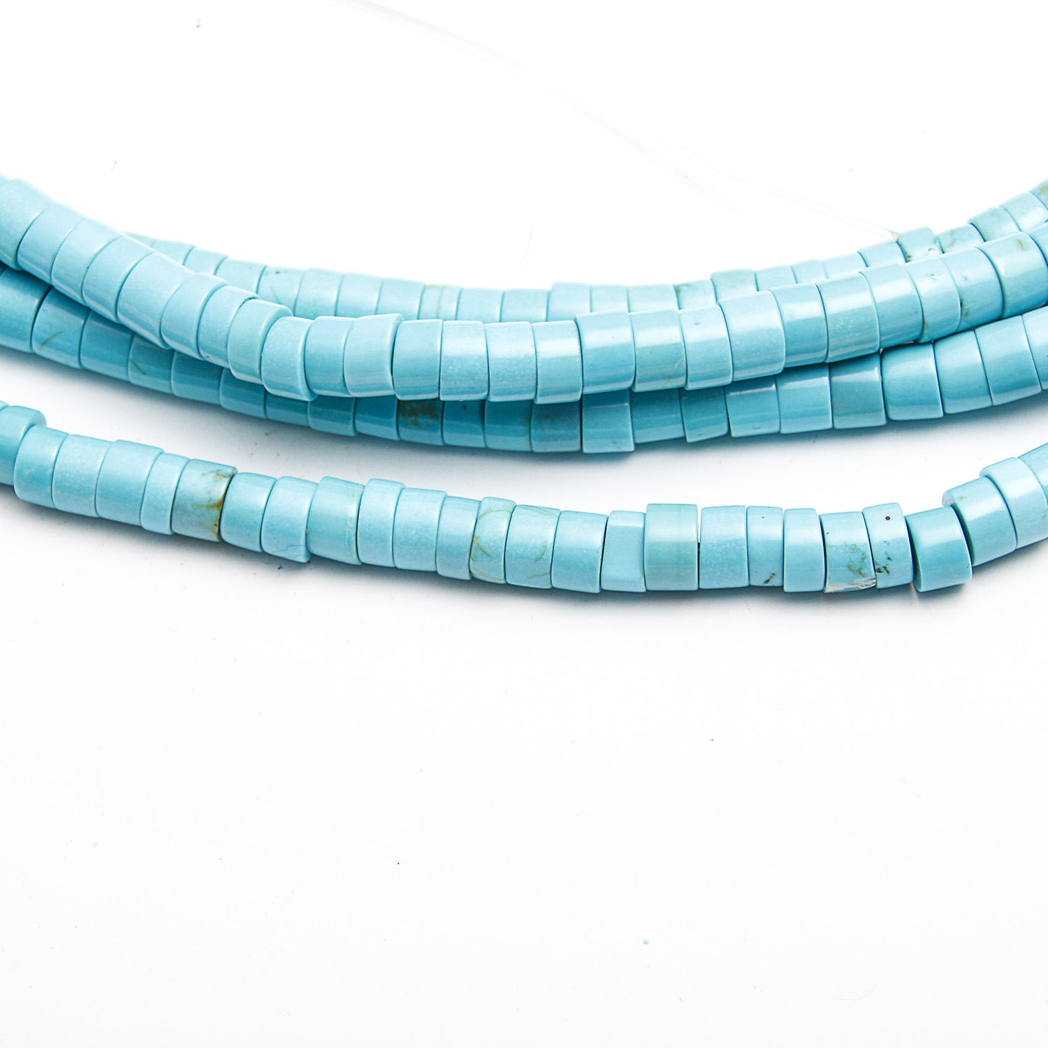 Synthetic Turquoise Rough Stones and Beads
